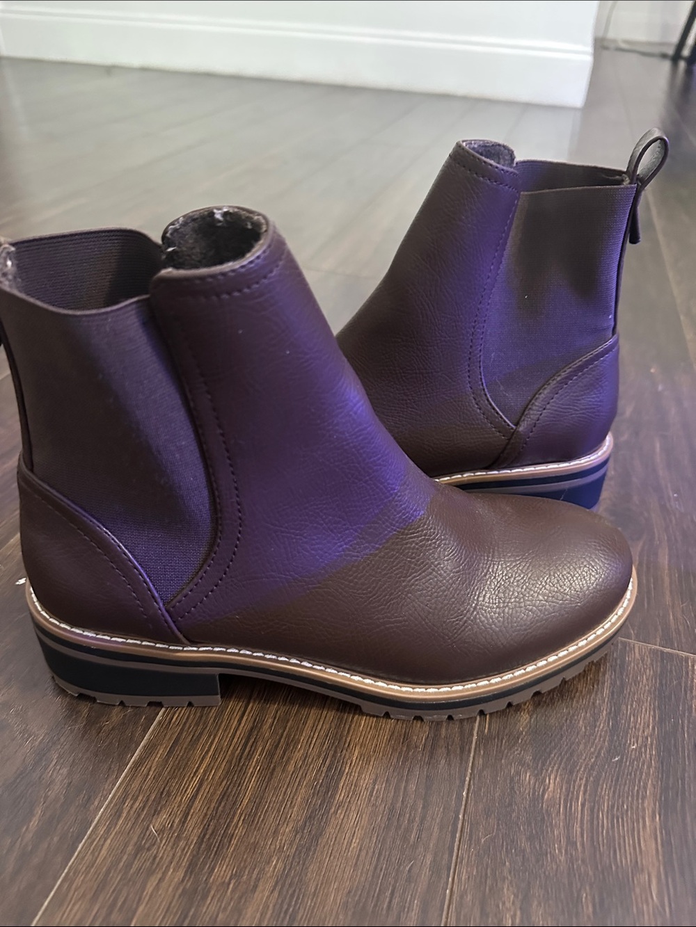 Kensie Dark Brown Chelsea Booties